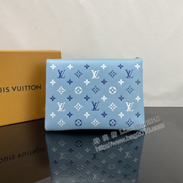 Lv路易威登2023專櫃新款Coussin小號手袋 LV羊皮粗鏈條單肩斜挎包 M22953 ydh5251